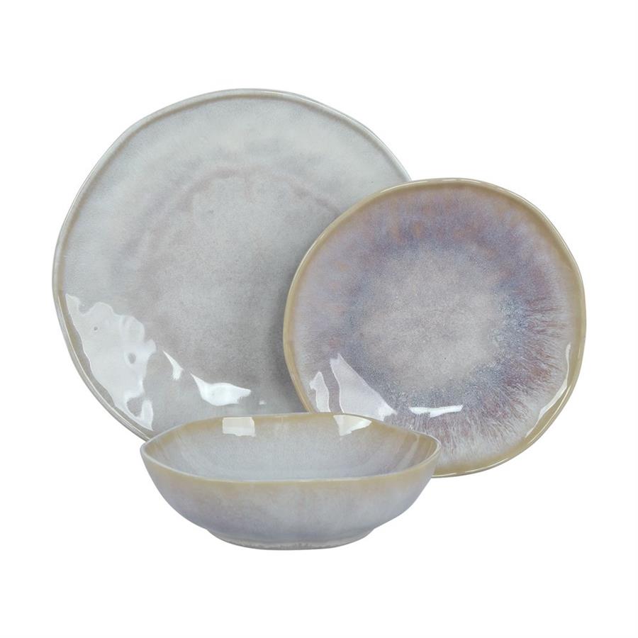 SET ELEN 18 PIATTI IN CERAMICA GLICINE