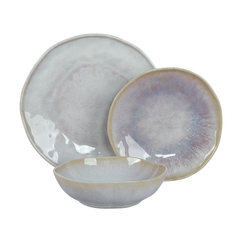SET ELEN 18 PIATTI IN CERAMICA GLICINE