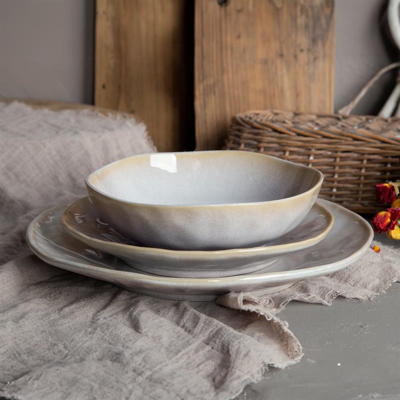 SET ELEN 18 PIATTI IN CERAMICA GLICINE