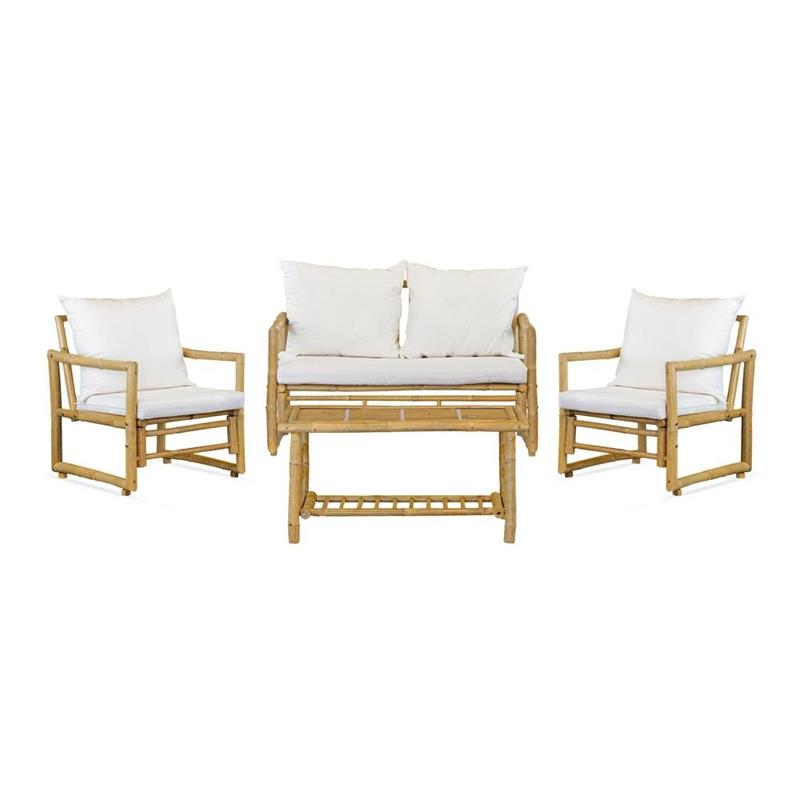BAMBOO SET COCO 4 POSTI BIANCO