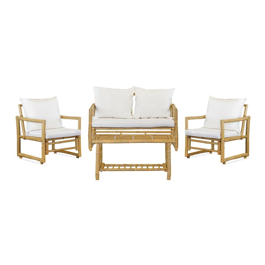 BAMBOO SET COCO 4 POSTI BIANCO
