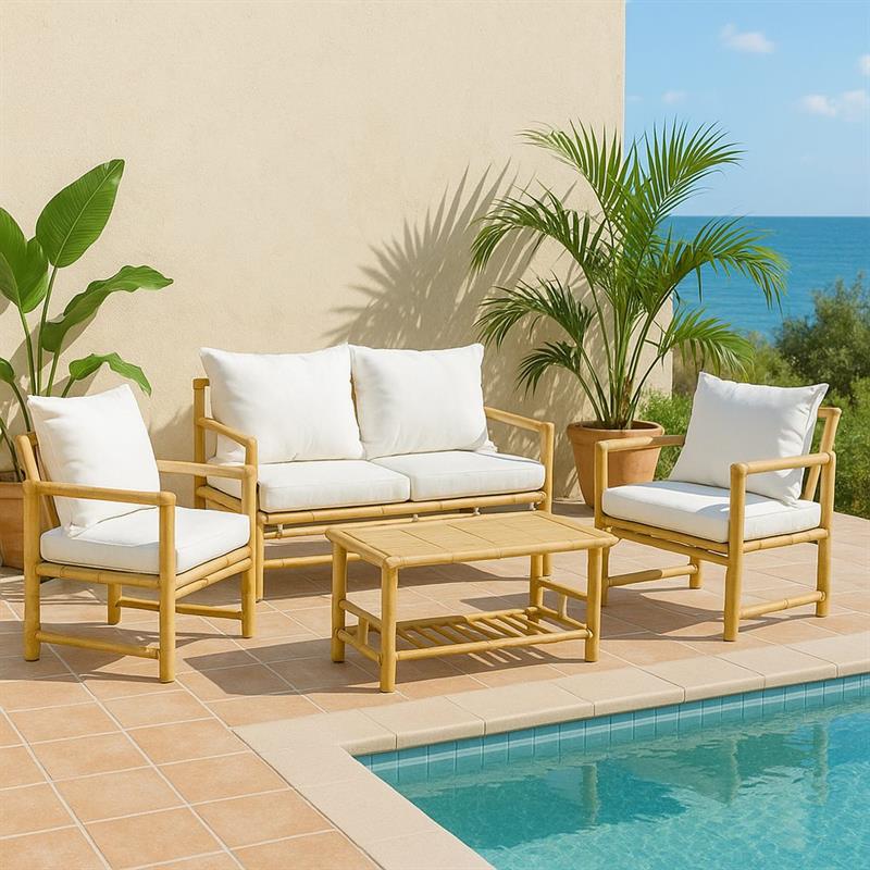 BAMBOO SET COCO 4 POSTI BIANCO