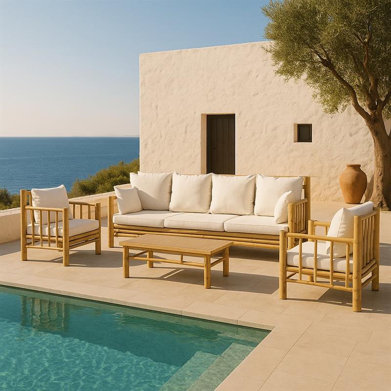 BAMBOO SET GIARDINO YASMIN 5 POSTI