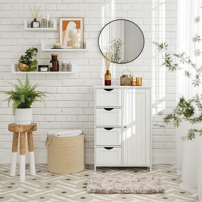 LILY MOBILETTO BAGNO BIANCO 55X30X82 CM