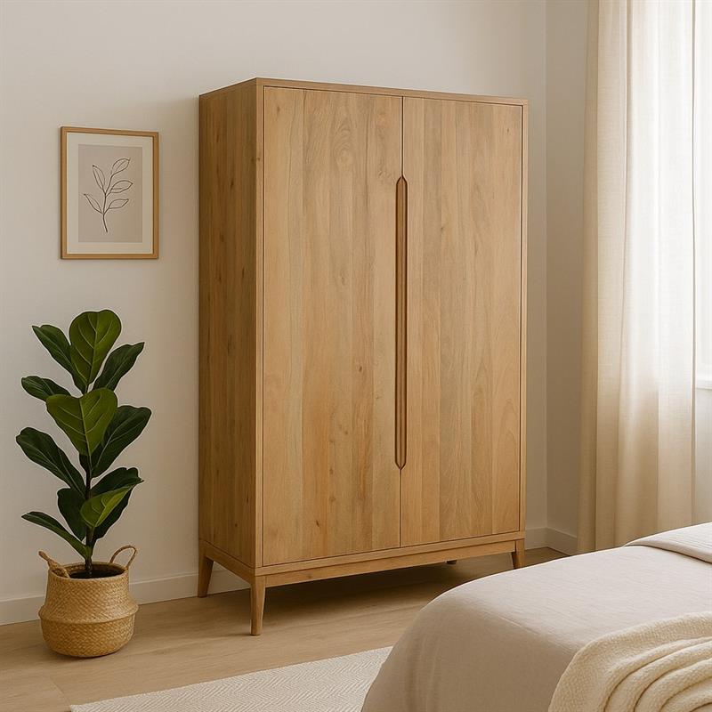 LUNA ARMADIO 2/A MANGO 125X60X220CM