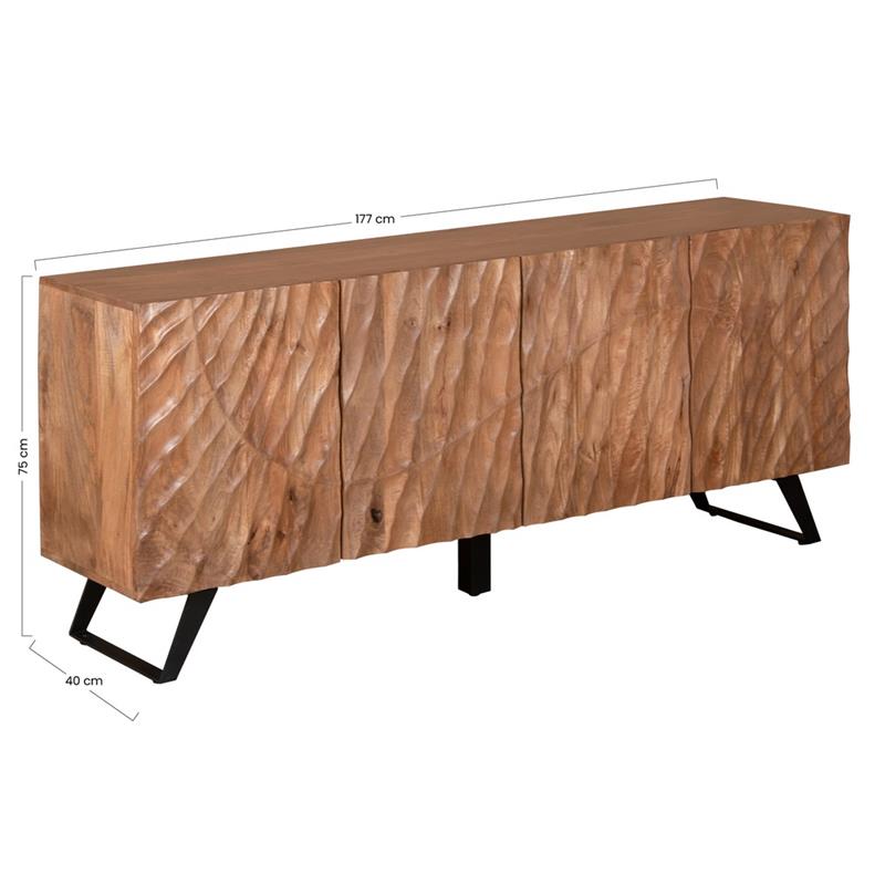 SOLE CREDENZA MANGO VENATO 4/A 177X40X75CM