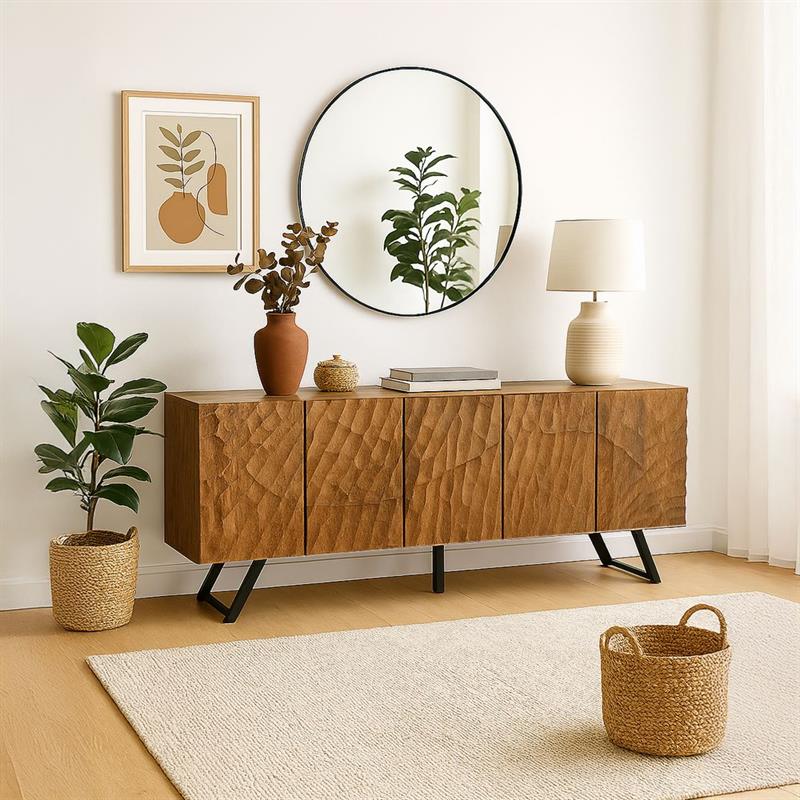 SOLE CREDENZA MANGO VENATO 5/A 205X40X75CM