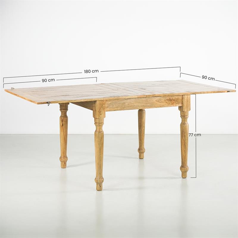 SALENTO TV MANGO 90/180X90X77CM NATURALE
