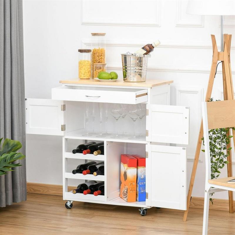 FEBE MOBILETTO CUCINA BIANCO 67X36X87 CM
