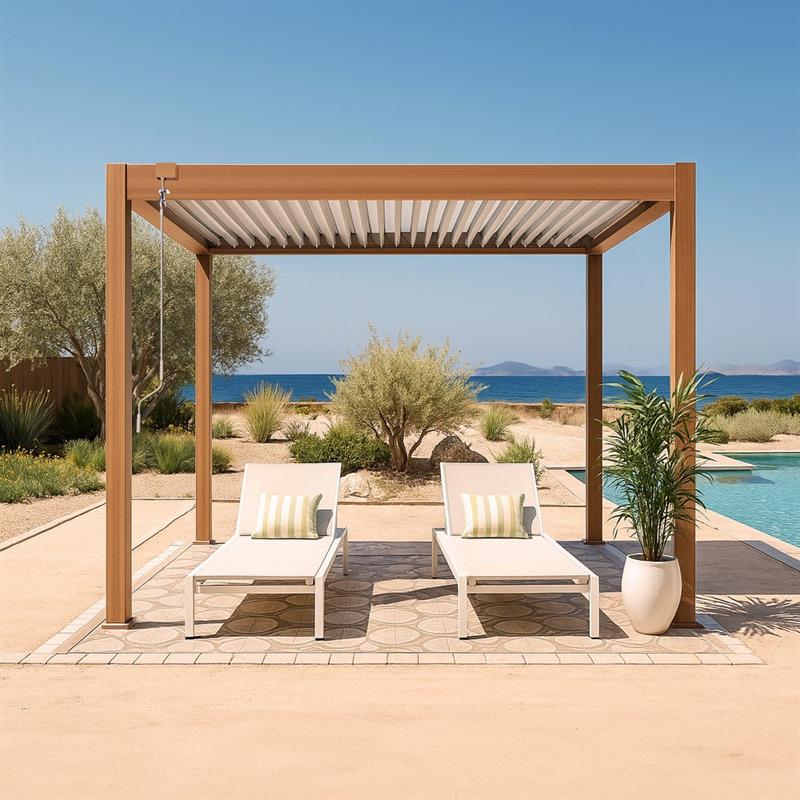 ALMA PERGOLA 300X300X250CM LEGNO