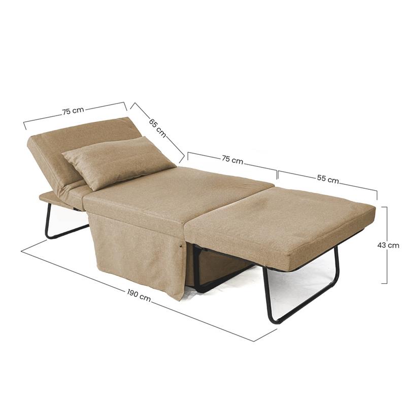 BIBI POUF LETTO BEIGE #03