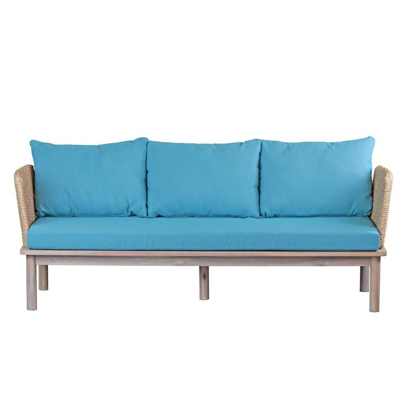 SET SANTA MARIA ACACIA SBIANCATA CUSICINI BLU
