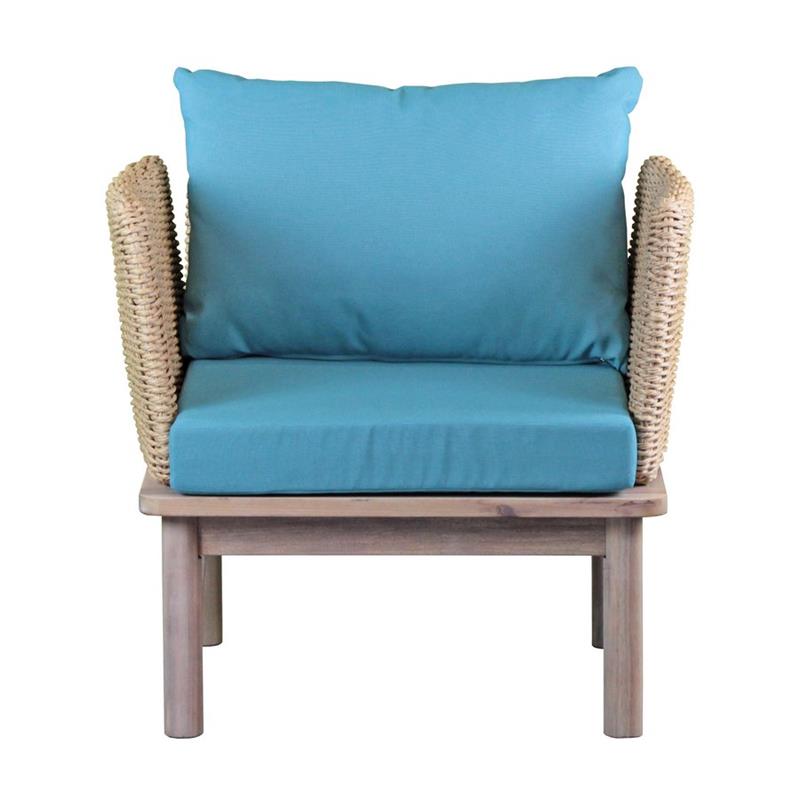 SET SANTA MARIA ACACIA SBIANCATA CUSICINI BLU