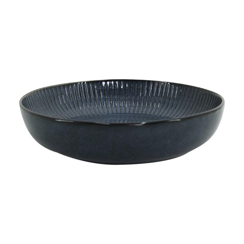SET ERIKA 18 PIATTIIN CERAMICA 124E BLU