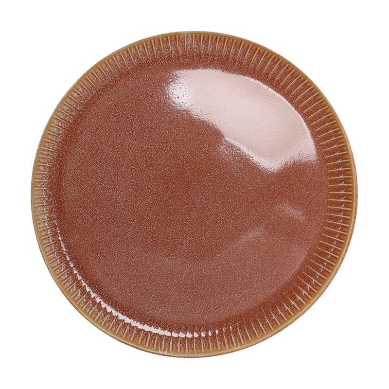SET ERIKA 18 PIATTIIN CERAMICA 124E MATTONE