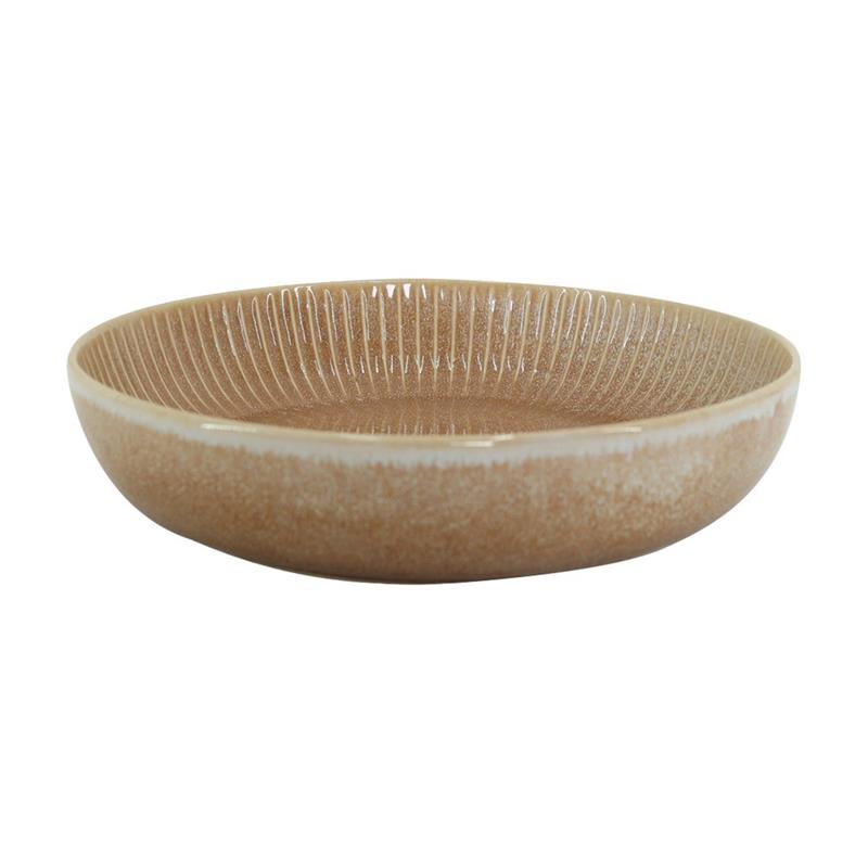 SET ERIKA 18 PIATTIIN CERAMICA 124E MARRONE