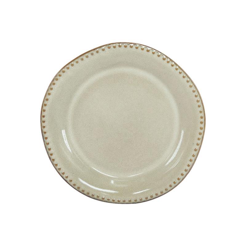 SET RITA 18 PIATTI IN CERAMICA 92E MARRONE CHIARO