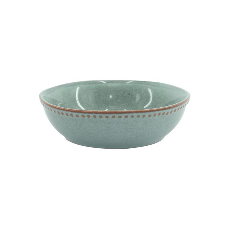 SET RITA 18 PIATTI IN CERAMICA 92E AZZURRO