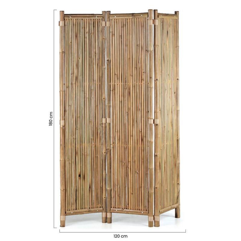 BAMBOO PARAV. 3/PANNELLI 120XH180