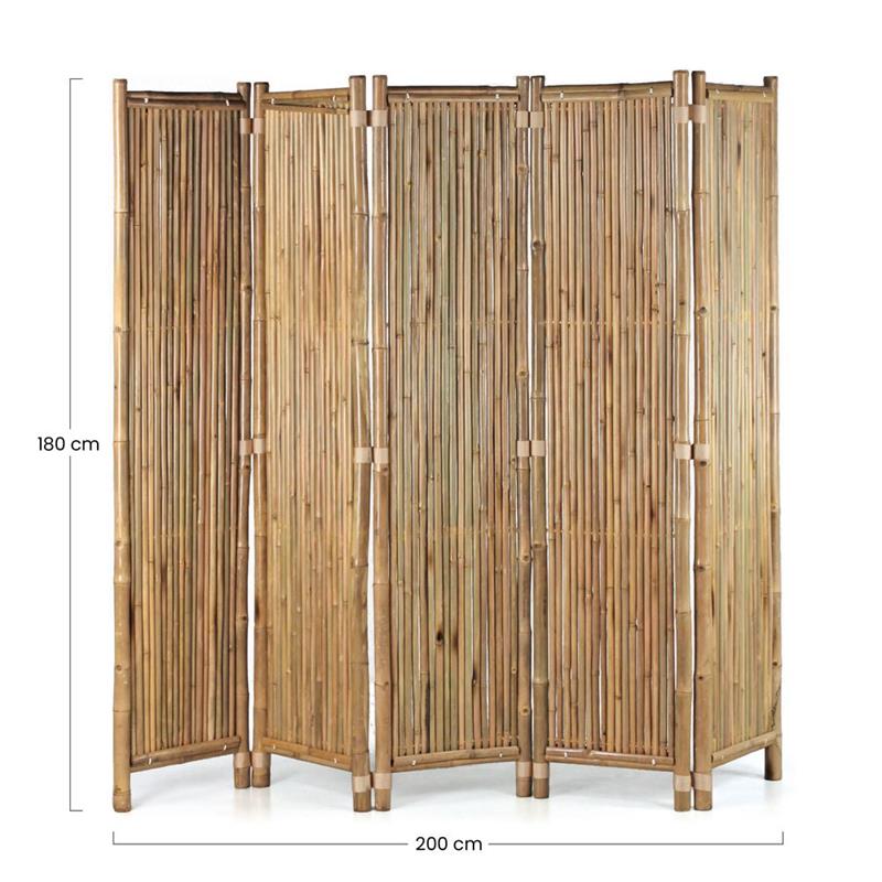BAMBOO PARAV. 5/PANNELLI 200X180CM