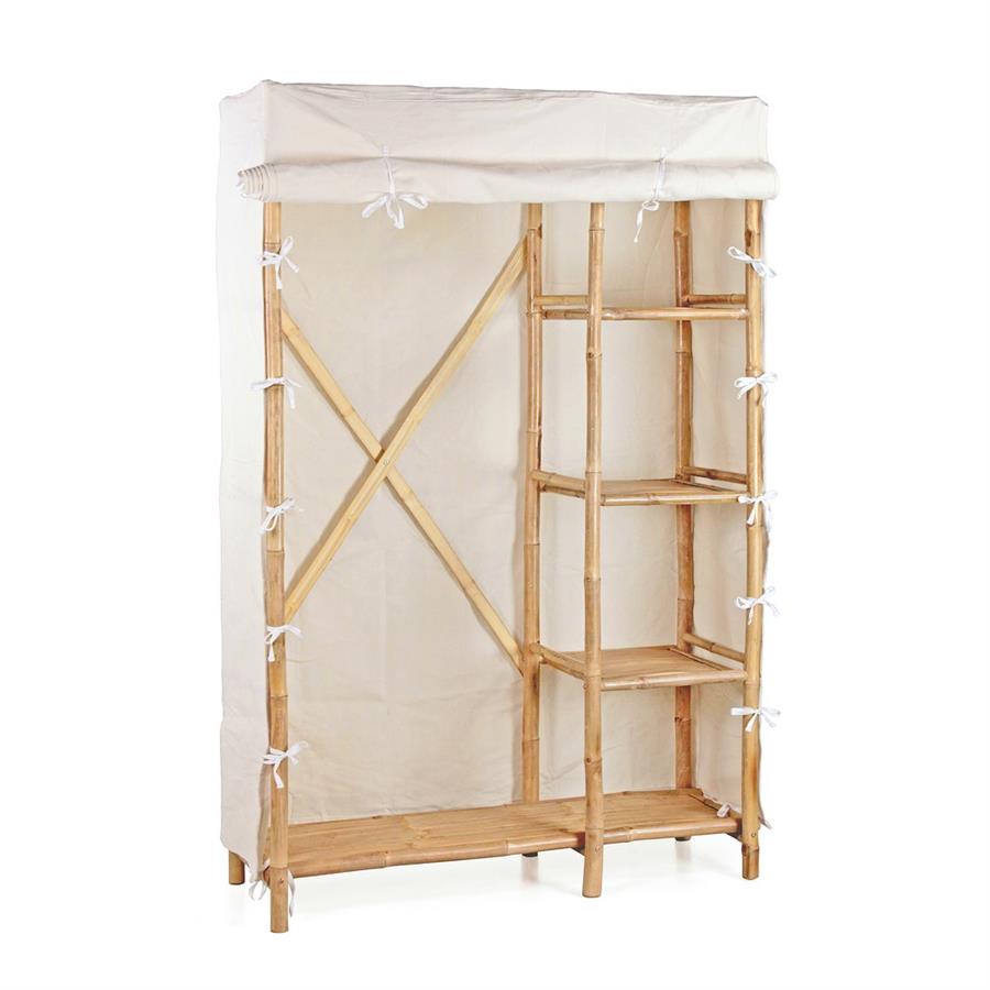 BAMBOO SCAFFALE CON COPERTURA ECR   U' 110X40X170 CM