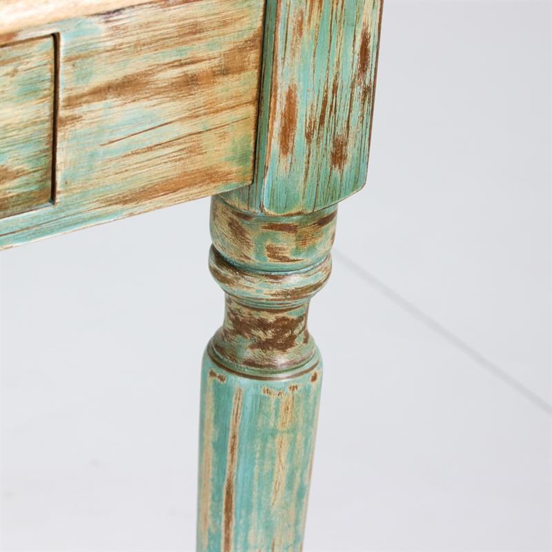SALENTO TAVOLO 2/C MANGO 160X80X78CM AZZURRO DEK