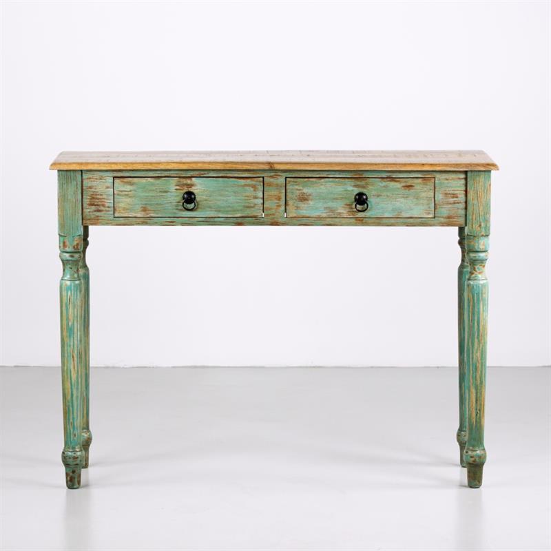 SALENTO CONSOLLE MANGO 110X30X82CM AZZURRO DEK