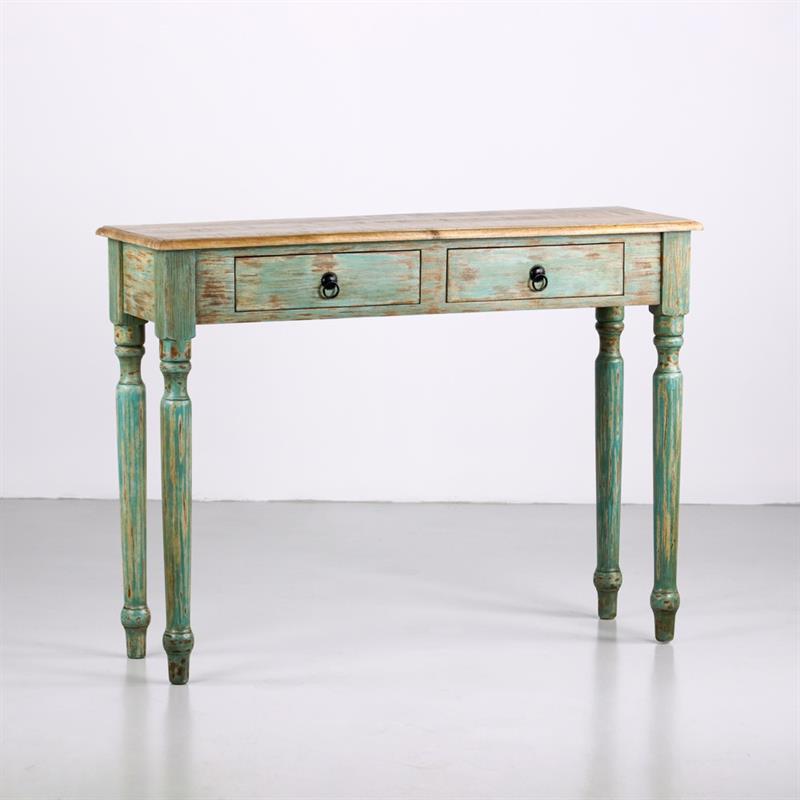 SALENTO CONSOLLE MANGO 110X30X82CM AZZURRO DEK