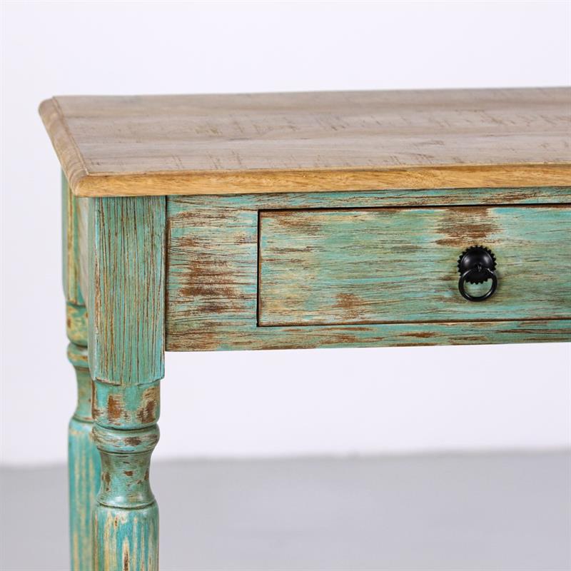 SALENTO CONSOLLE MANGO 110X30X82CM AZZURRO DEK