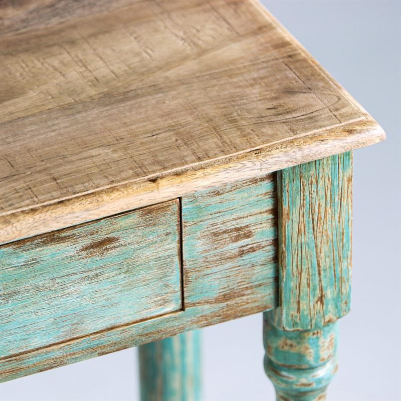 SALENTO CONSOLLE MANGO 110X30X82CM AZZURRO DEK