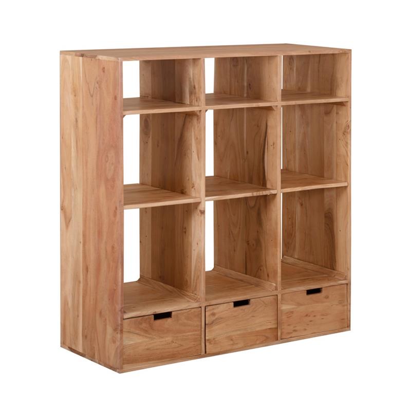 LUNA CONSOLLE ACACIA 3/C INFERIORI 110X40X120CM