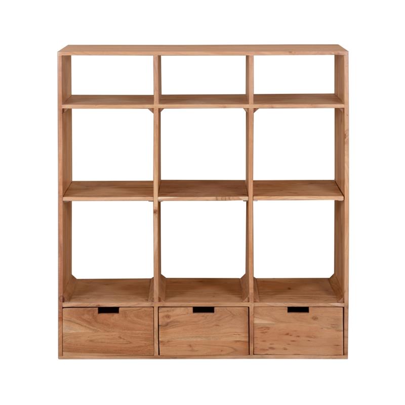 LUNA CONSOLLE ACACIA 3/C INFERIORI 110X40X120CM
