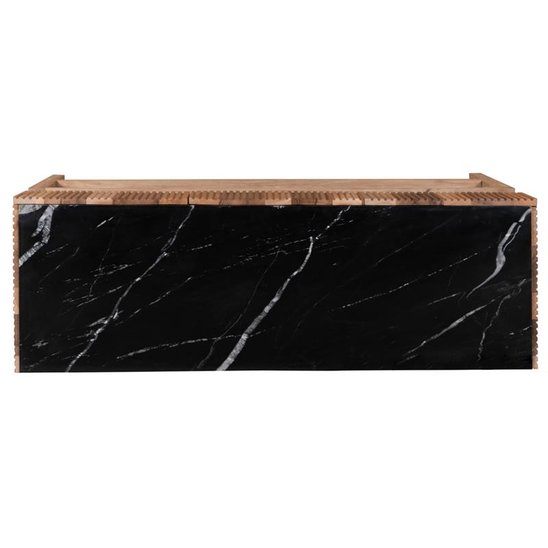 RIGA CONSOLLE MARMO NERO MANGO 150X50X90CM