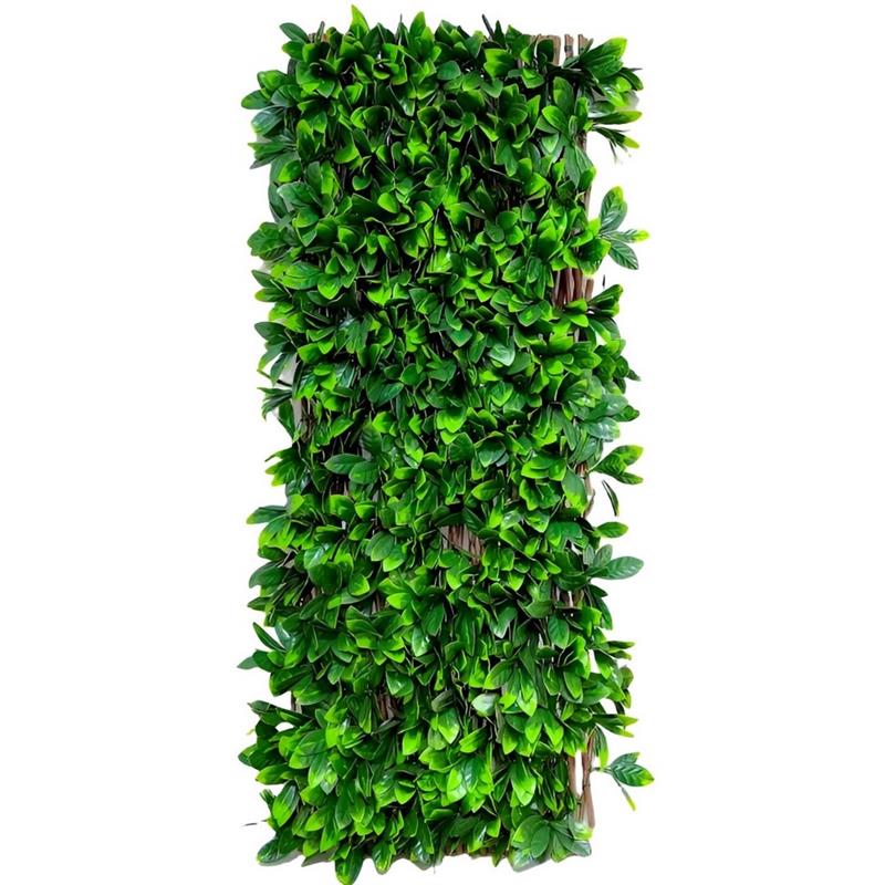 SIEPE ARTIFICIALE TRALICCIO DI SALICE 100X200 CM