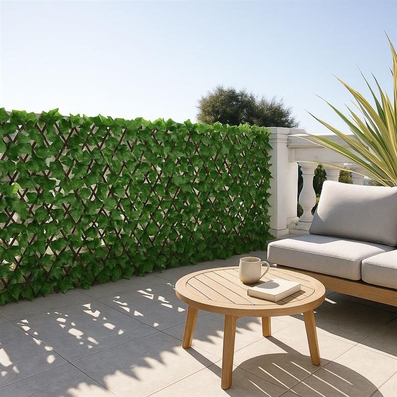 SIEPE ARTIFICIALE FOGLIE DI EDERA 100X200 CM