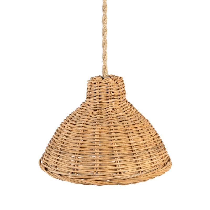 PARALUME A CUPOLA RATTAN NATURALE D. 26