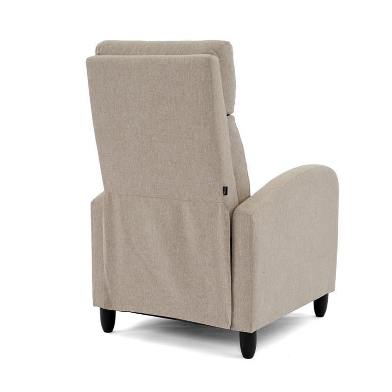 MARTA NEW POLTRONA PUSH BACK KHAKI