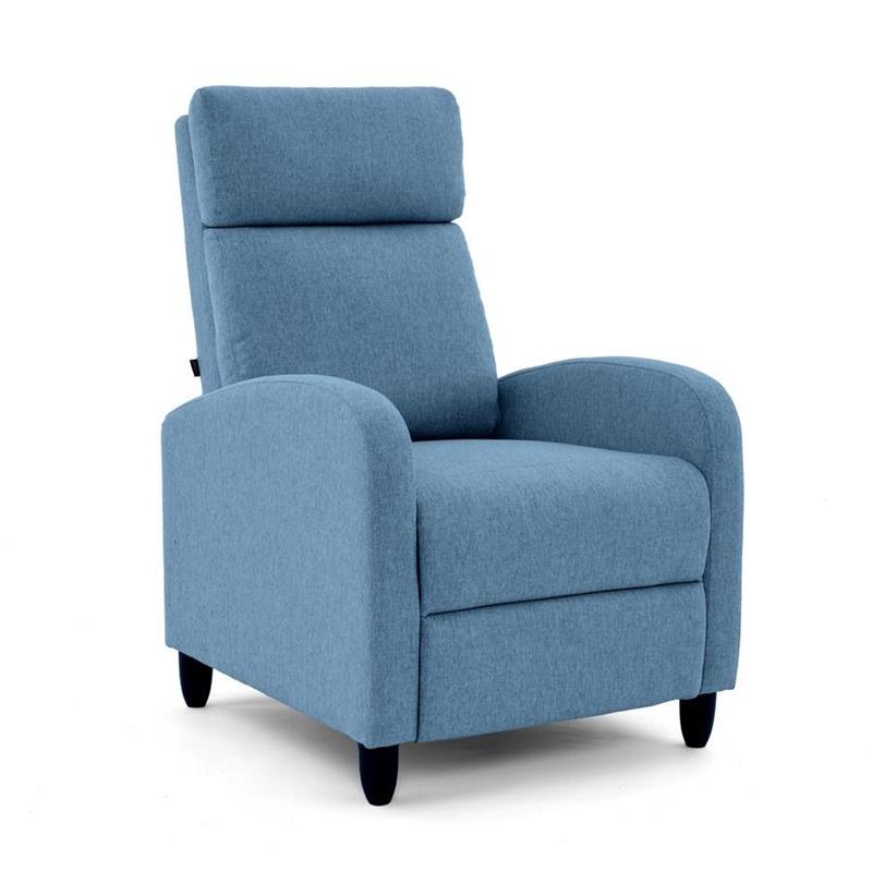 MARTA NEW POLTRONA PUSH BACK BLU