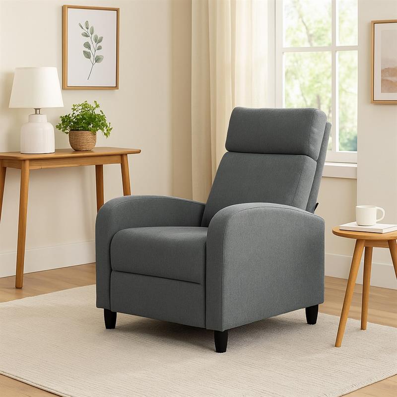 MARTA NEW POLTRONA PUSH BACK GRIGIO
