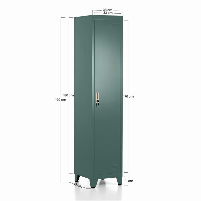 YUMI ARMADIO 1/A 38X45X190 CM VERDONE