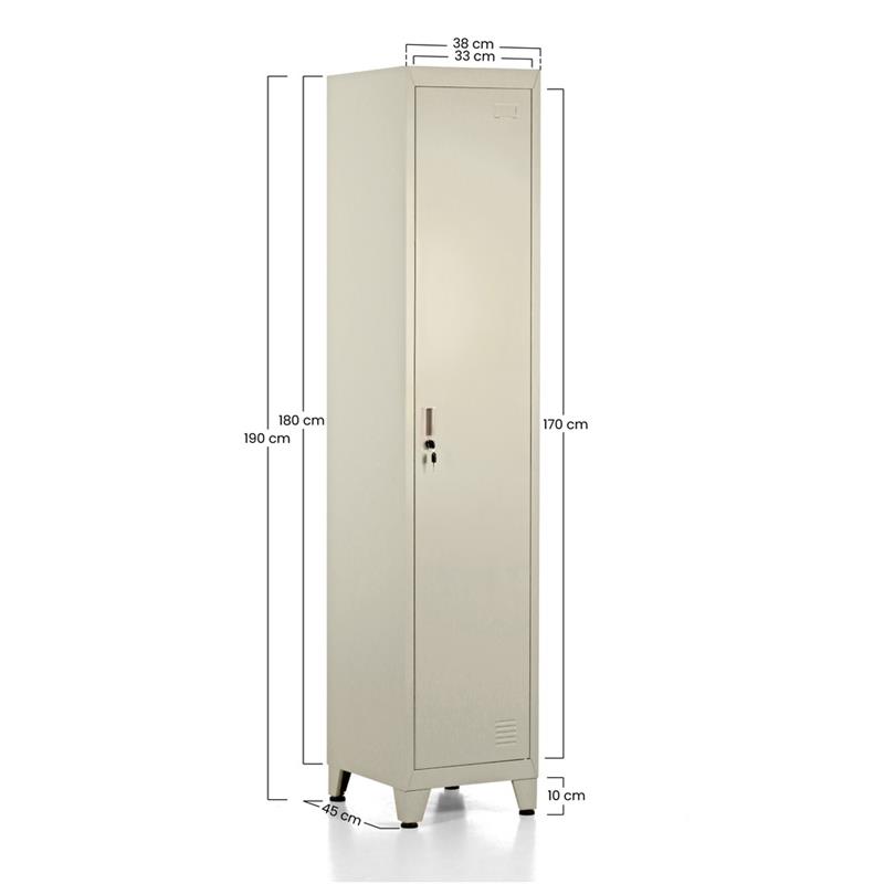 YUMI ARMADIO 1/A 38X45X190 CM AVORIO