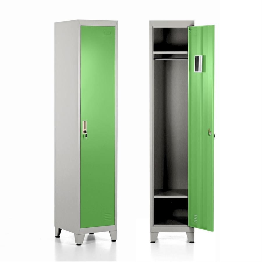 YUMI ARMADIO 1/A 38X45X190 CM GRIGIO/VERDE