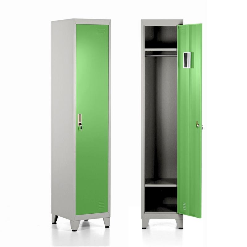 YUMI ARMADIO 1/A 38X45X190 CM GRIGIO/VERDE