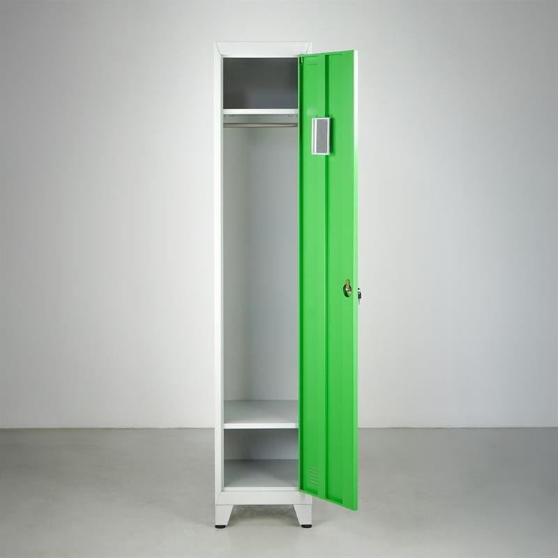 YUMI ARMADIO 1/A 38X45X190 CM GRIGIO/VERDE