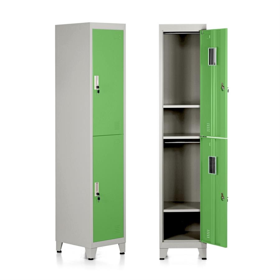 YUMI ARMADIO 2/A 38X45X190 CM GRIGIO/VERDE