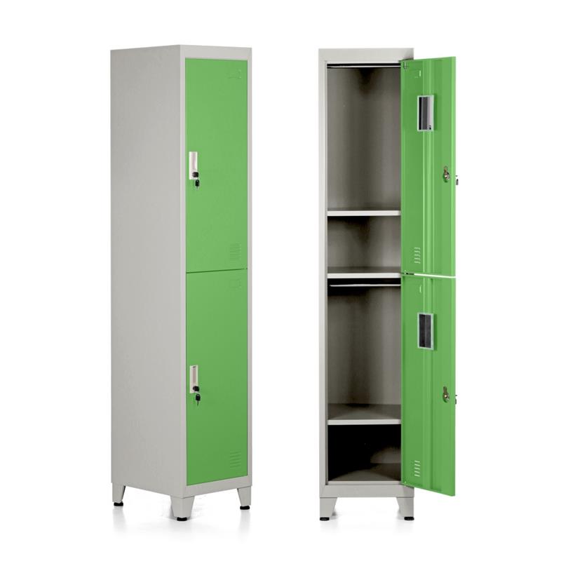 YUMI ARMADIO 2/A 38X45X190 CM GRIGIO/VERDE