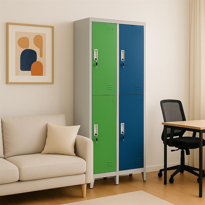 YUMI ARMADIO 2/A 38X45X190 CM GRIGIO/VERDE
