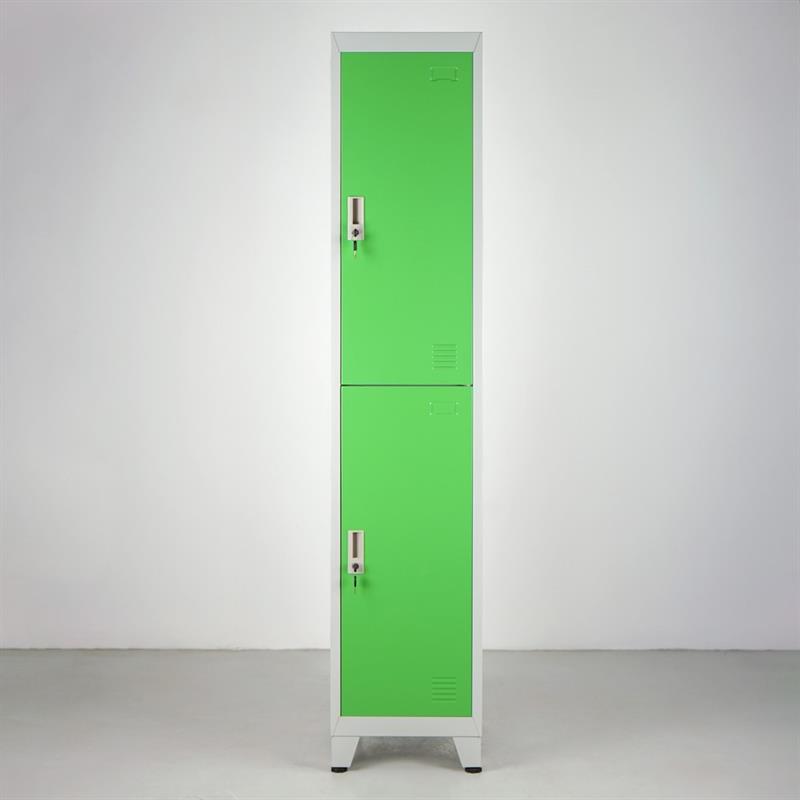 YUMI ARMADIO 2/A 38X45X190 CM GRIGIO/VERDE
