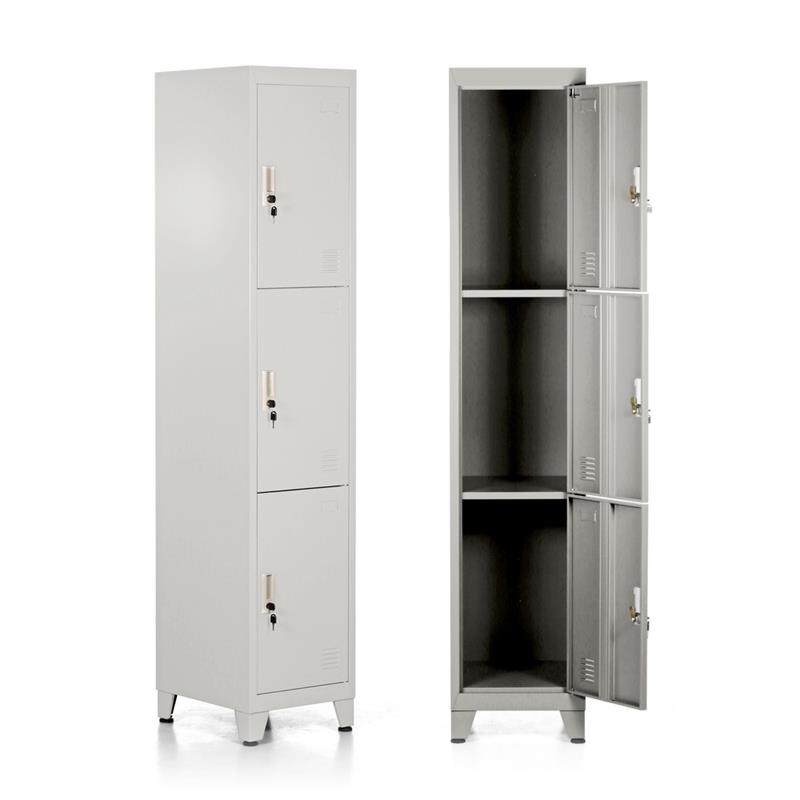 YUMI ARMADIO 3/A 38X45X190 CM GRIGIO