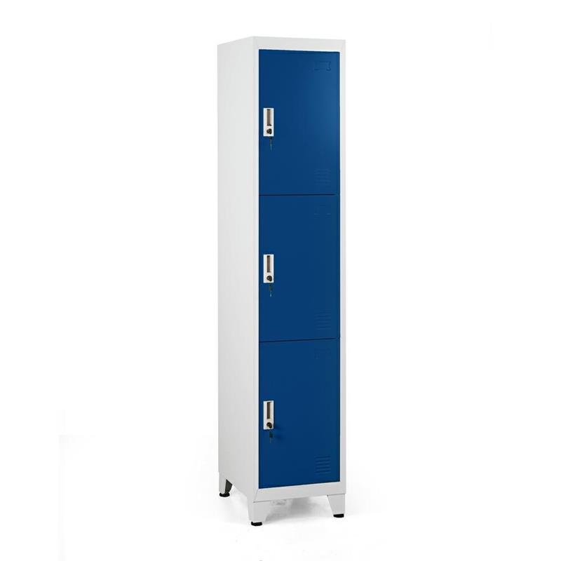 YUMI ARMADIO 3/A 38X45X190 CM GRIGIO/BLU